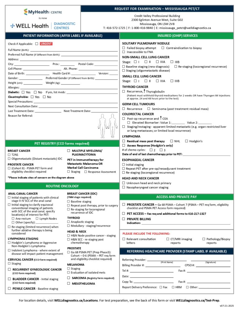 WELL Diagnostics | Requisitions