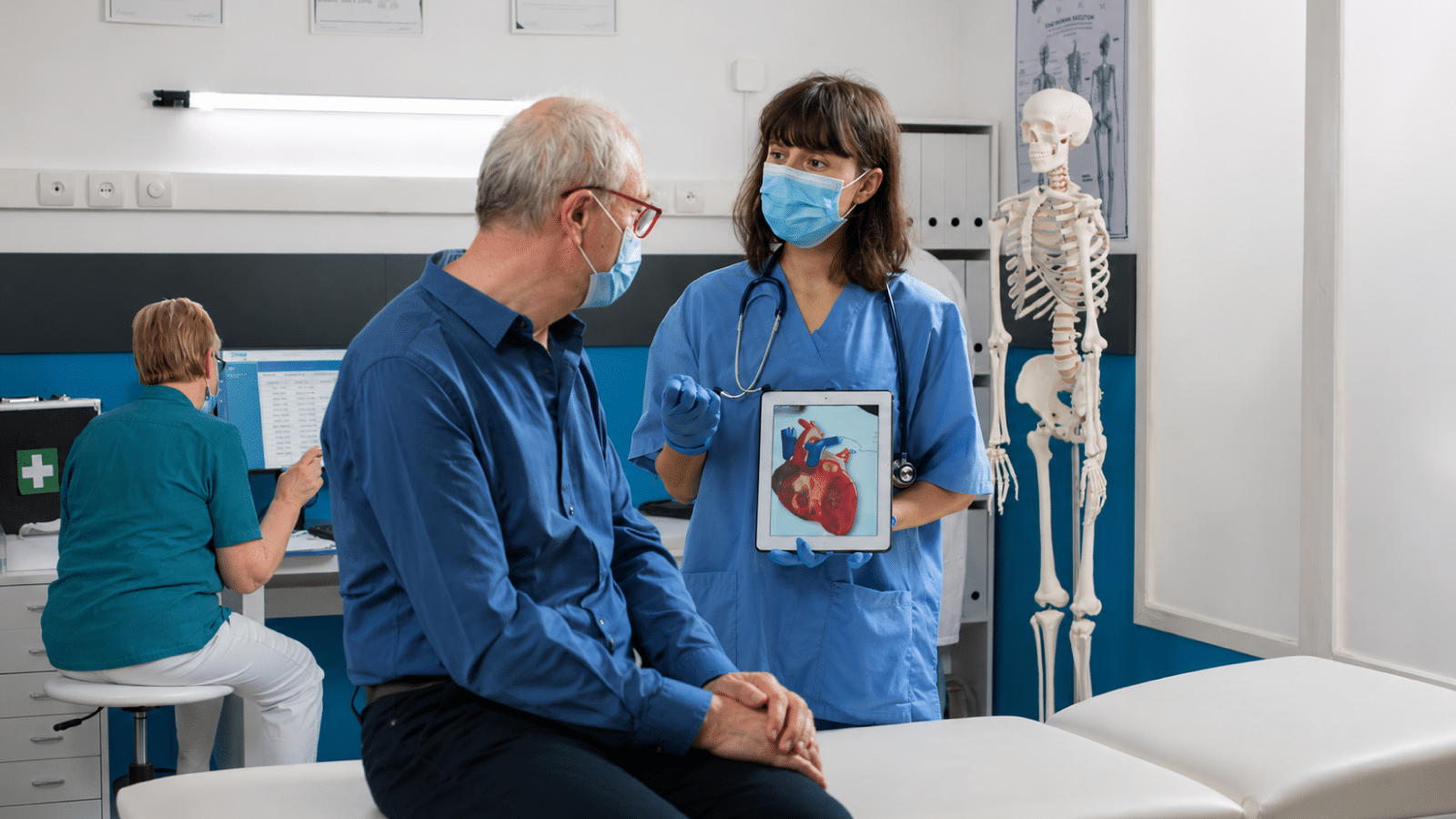 A doctor explaining What Cardiac Tests Show and When They Are Ordered